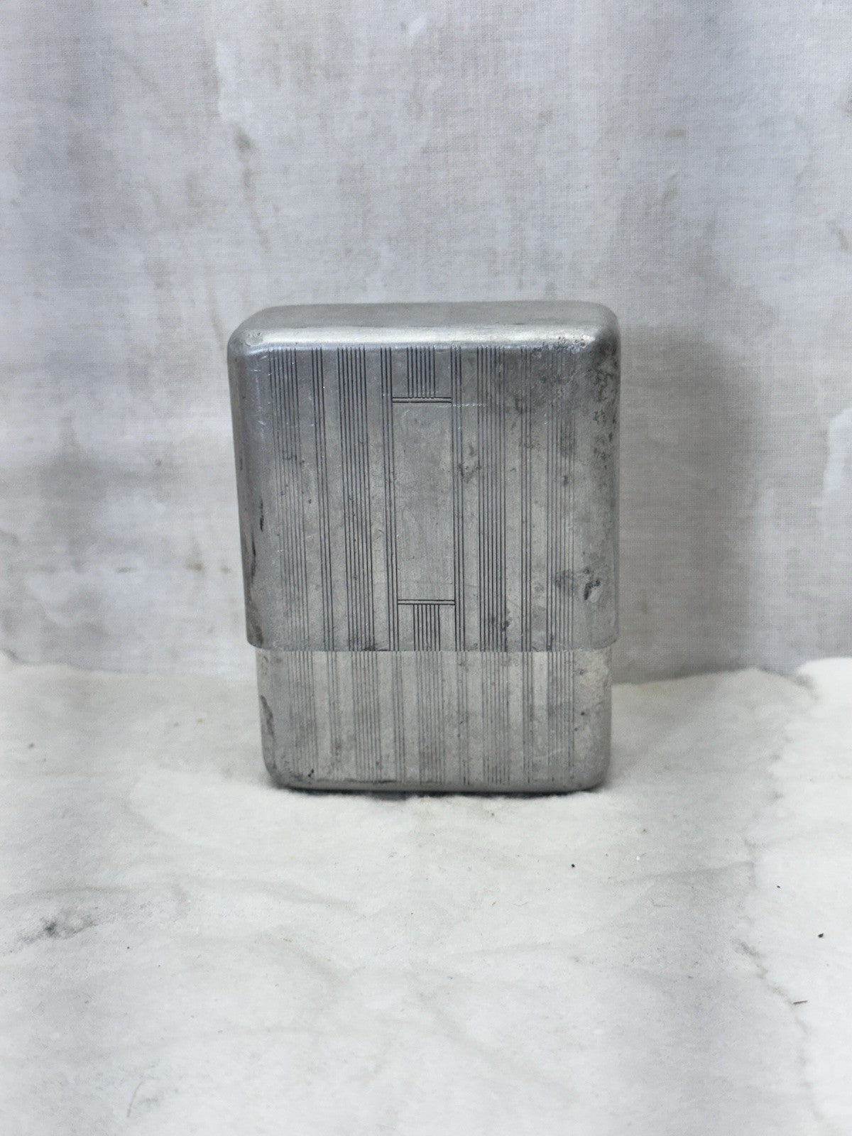 Aluminum Sherman Co. Cigarette Case Vtg #S-1779