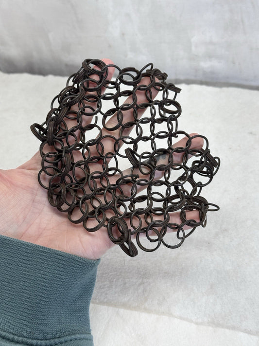 Vintage Metal Chain Mail Pot Scrubber