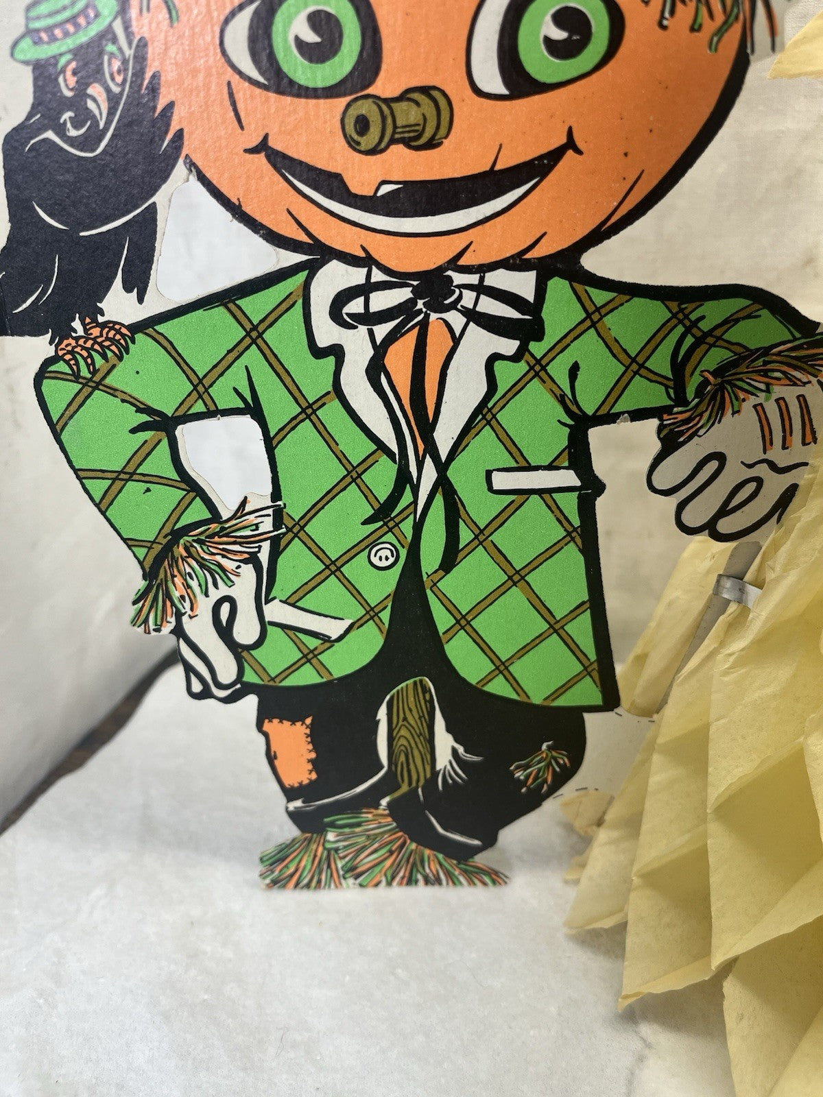 Halloween Beistle Scarecrow Cardboard Cutout