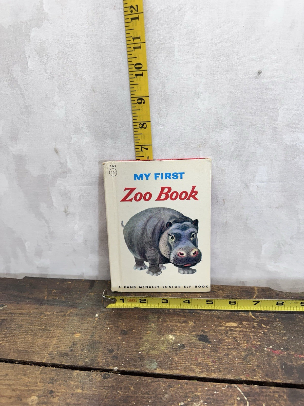 My First Zoo Book A Rand McNally Junior Elf Book Vintage Children’s Book