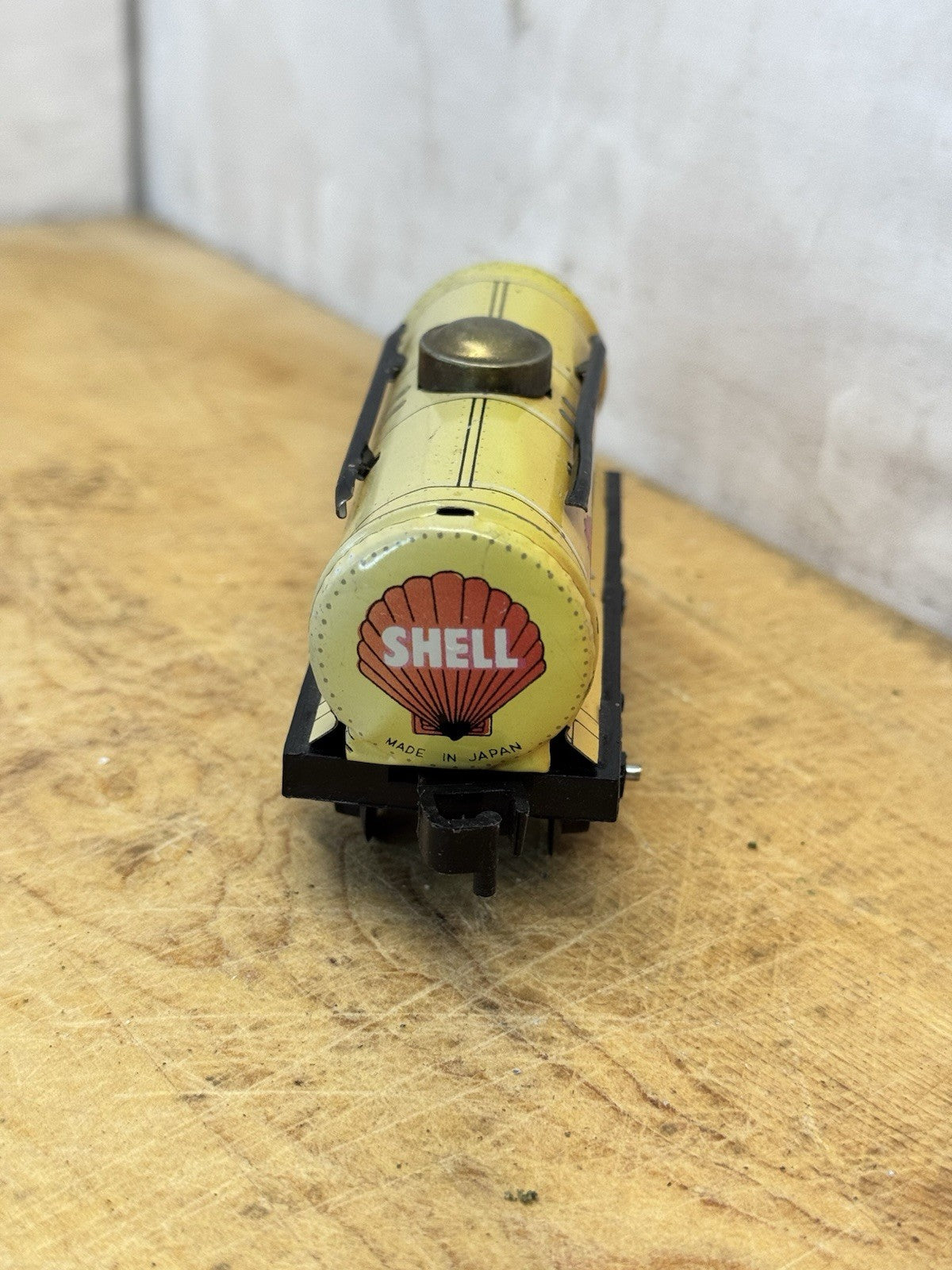 Vtg Shell Train Car Tank Tin #S-1604