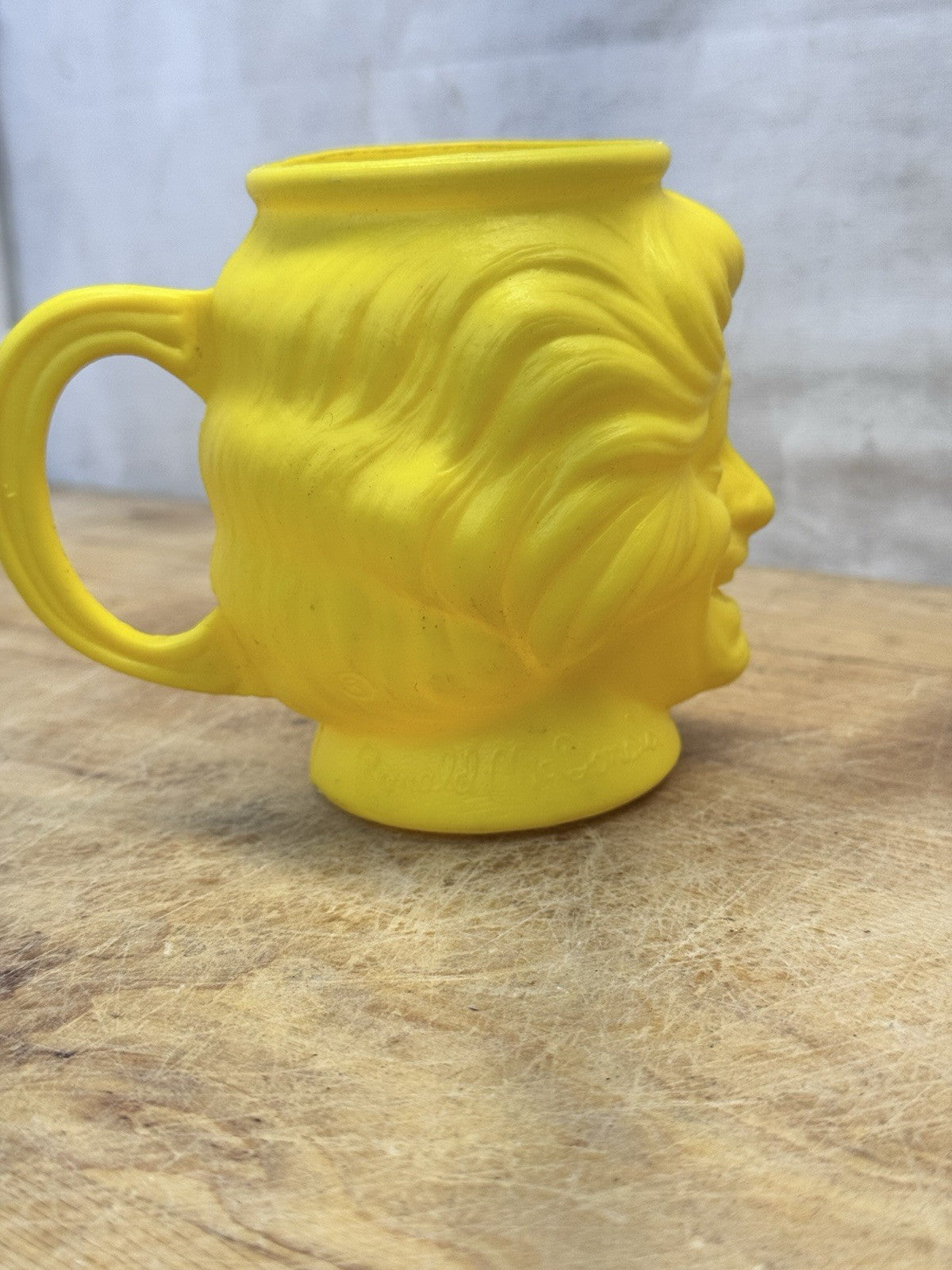 1981 McDonald’s Corporation Ronald McDonald’s Yellow Cup #1424