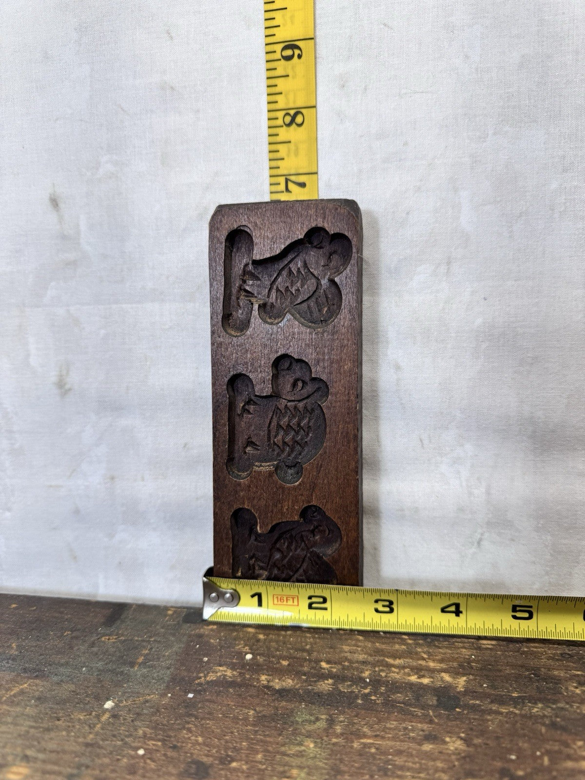 Wooden Primitive Chocolate Molds