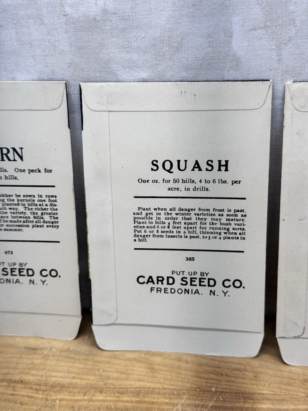 Vintage Garden Seed Packets Empty NOS #1580