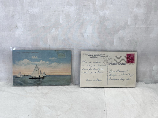 1955 Wisconsin Post Cards Vintage