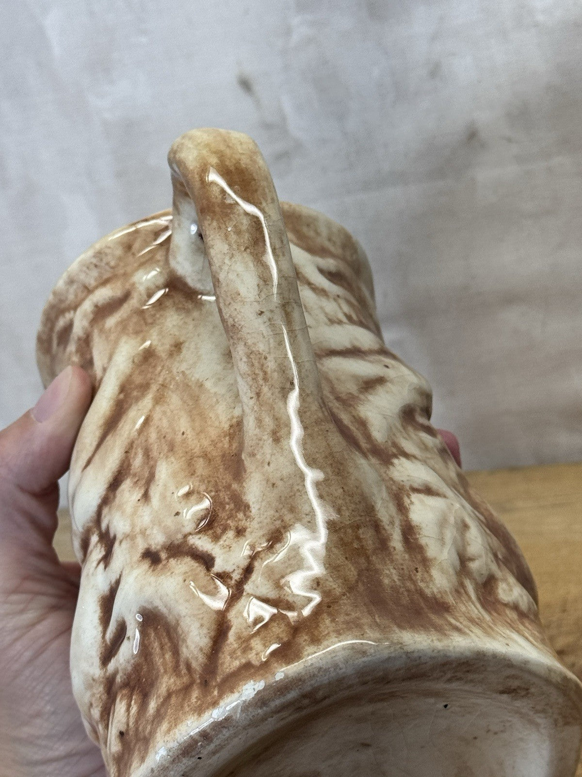 Vintage Pottery bird  Pitcher #S-1804