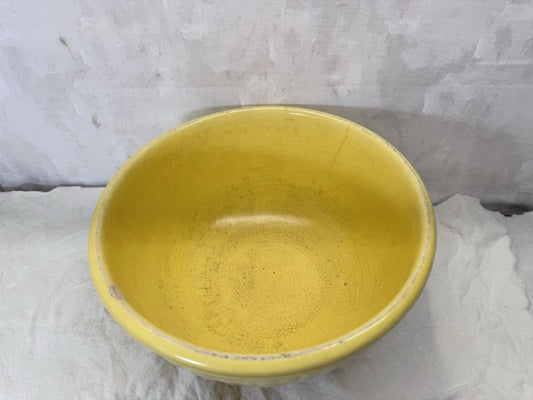 Red Wing Yellow Pottery Mixing Bowl Vintage  #S-1911
