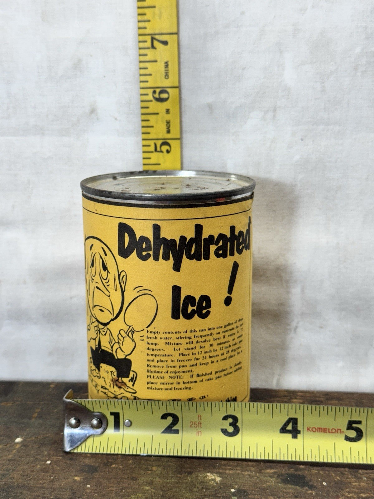 Dehydrated Ice! Gag Gift Vintage Funny #S-1907