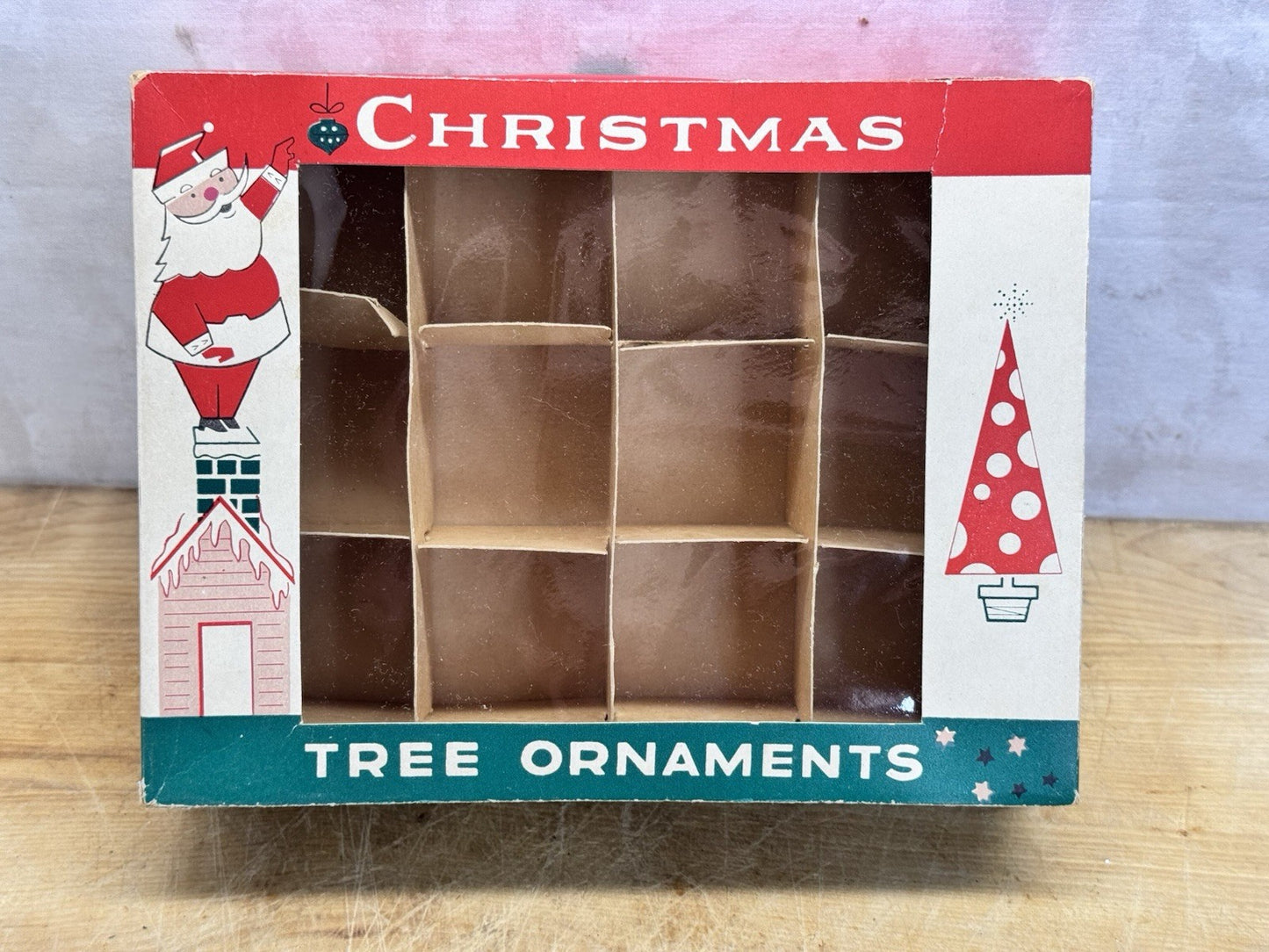 Fantasia Brand Christmas Tree Ornament Empty Box Vtg #1382