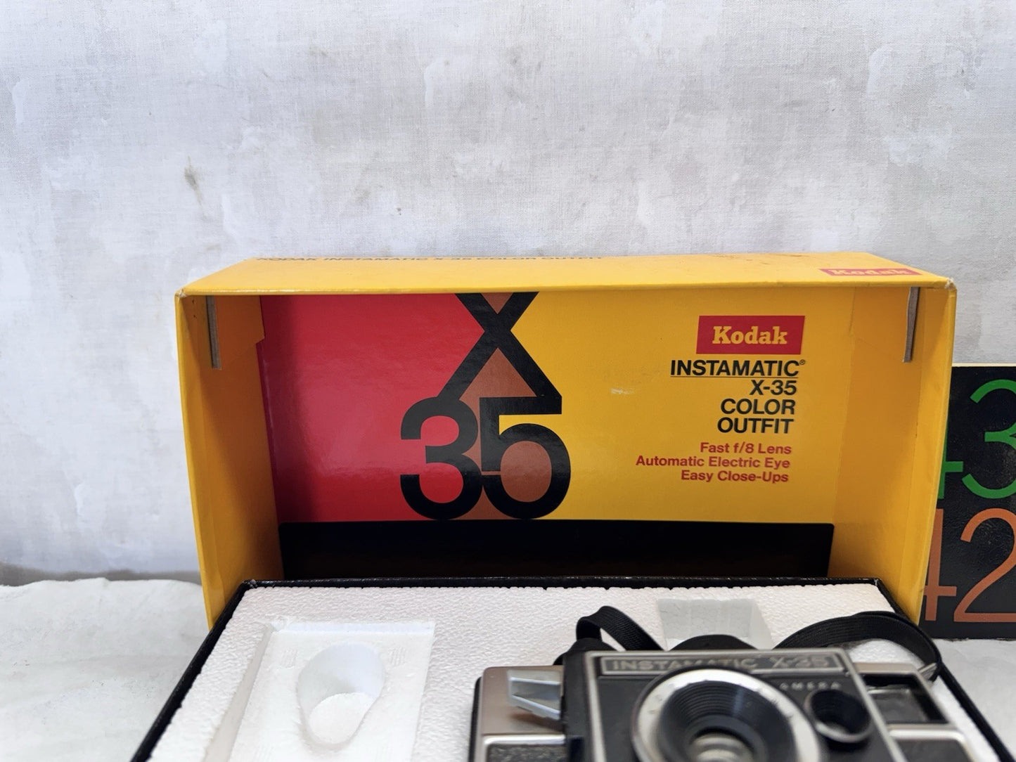 Kodak Instamatic X-35 Color Outfit With Box