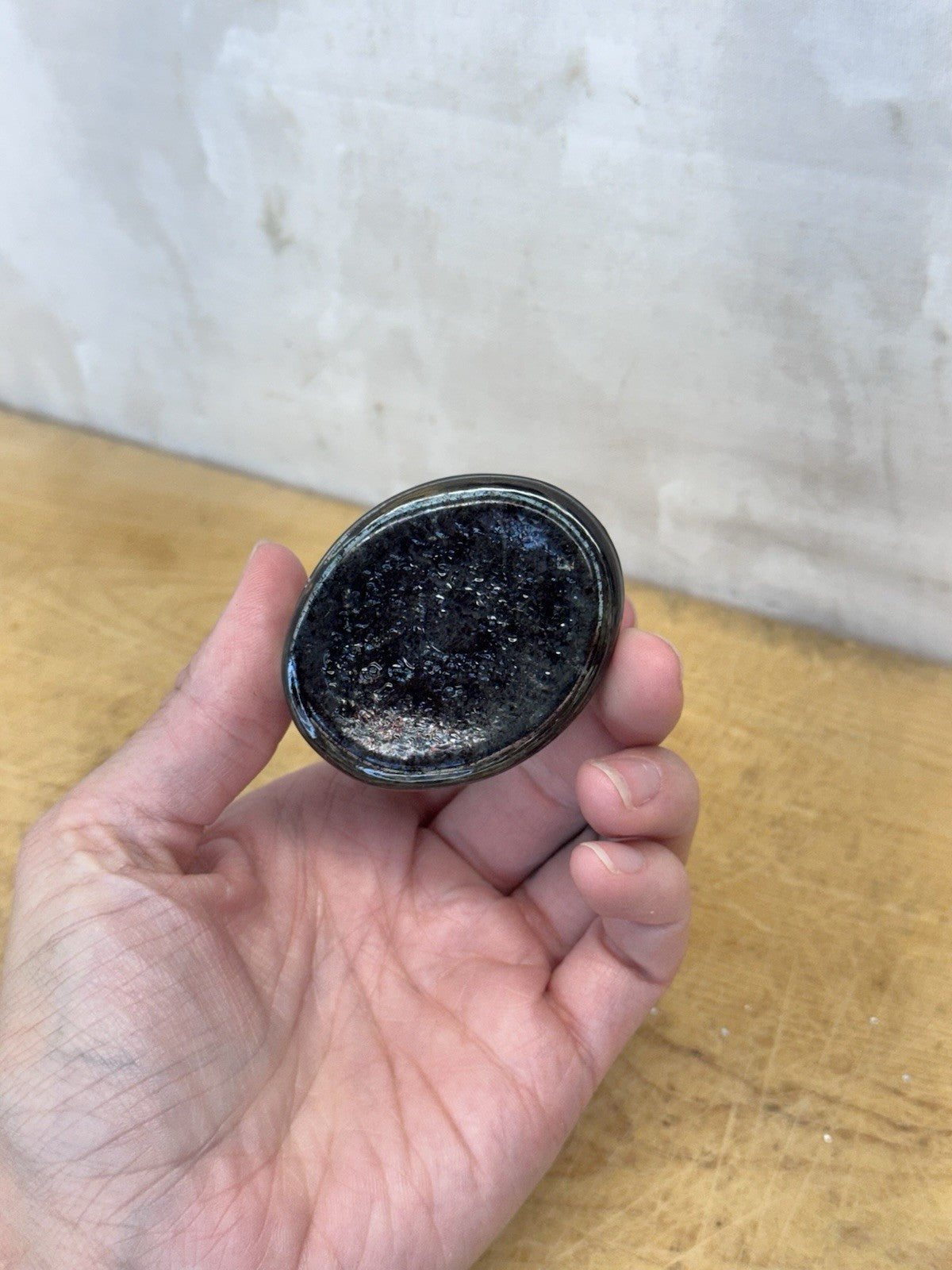 Carters Black Ink Bottle Vtg #S-1619