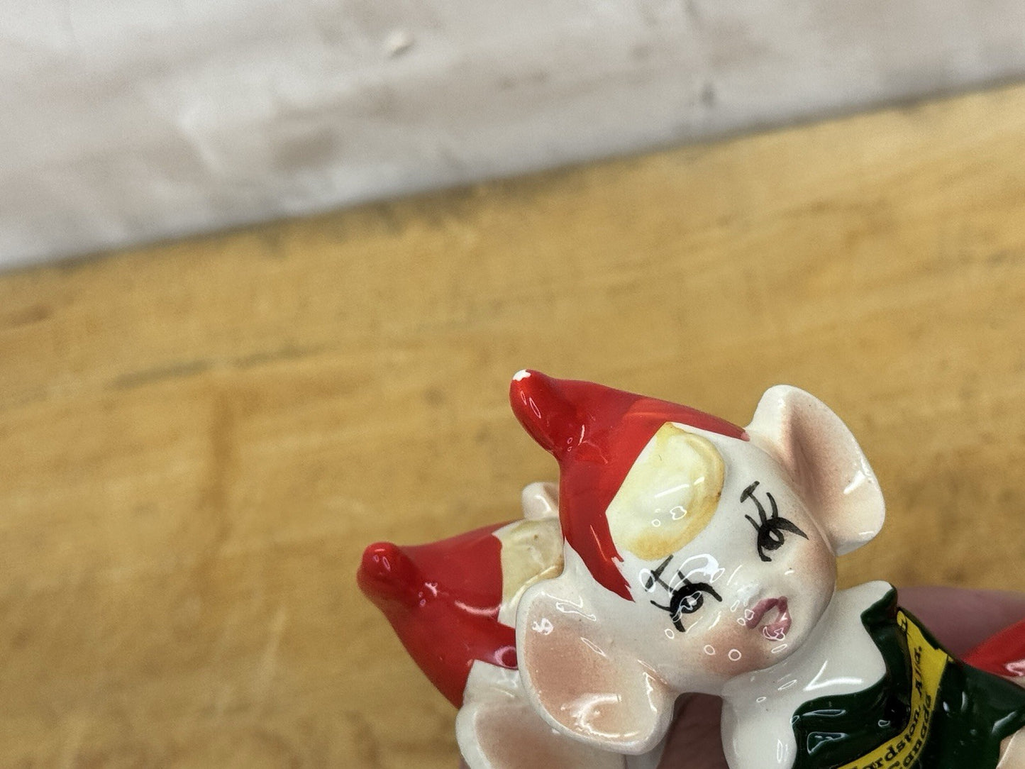 Ceramic Pair Of Elves Made In Japan #1139
