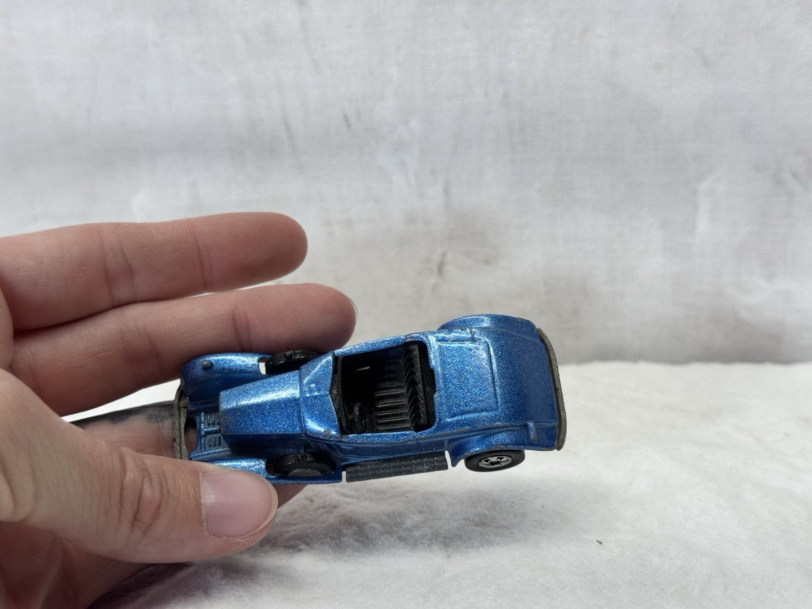 Vintage 1982 Hot Wheels Blue Rolls Royce Diecast Car Toy Malaysia #S-1817