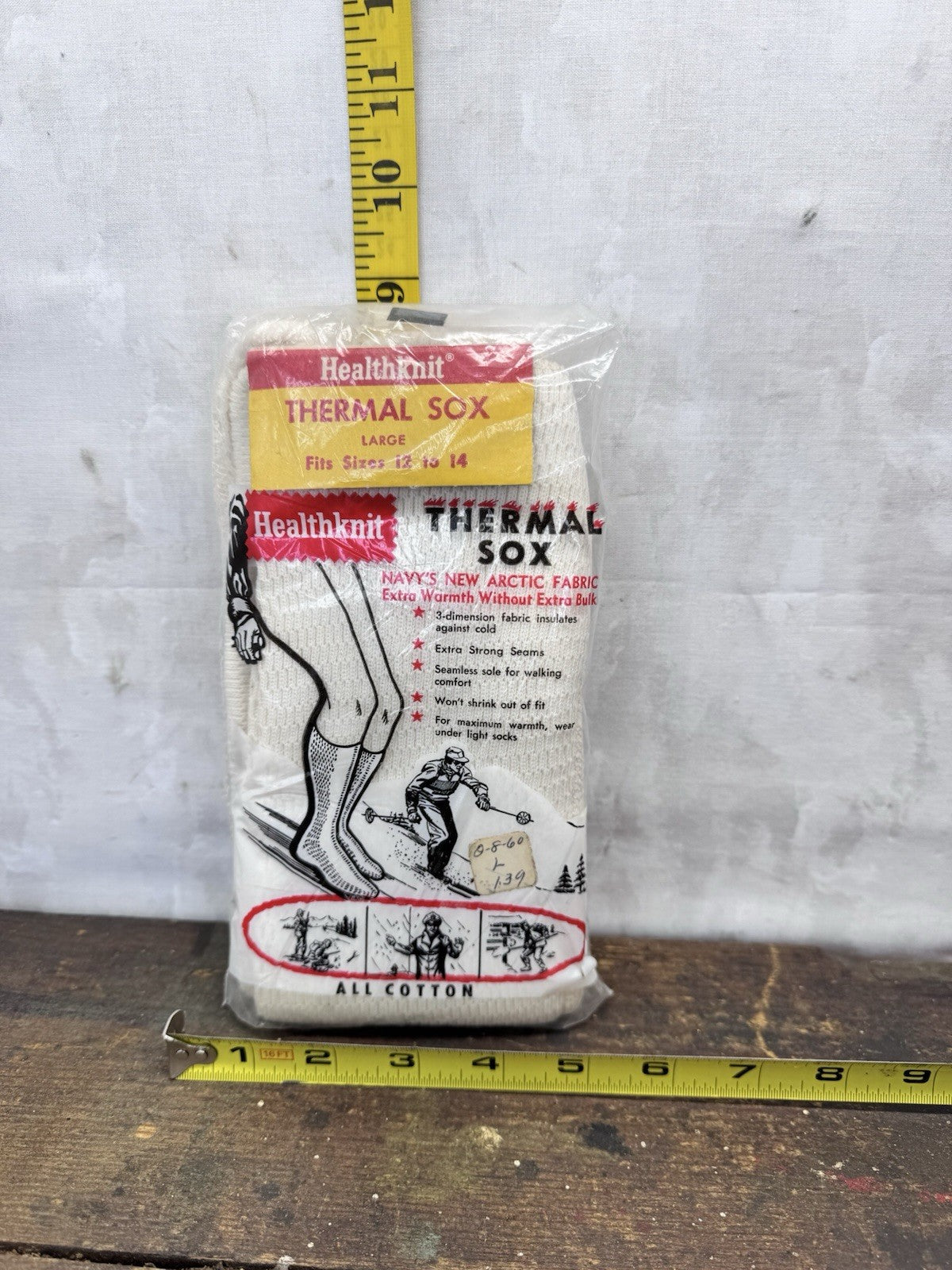 Vintage Thermal Socks New Old Stock #1101