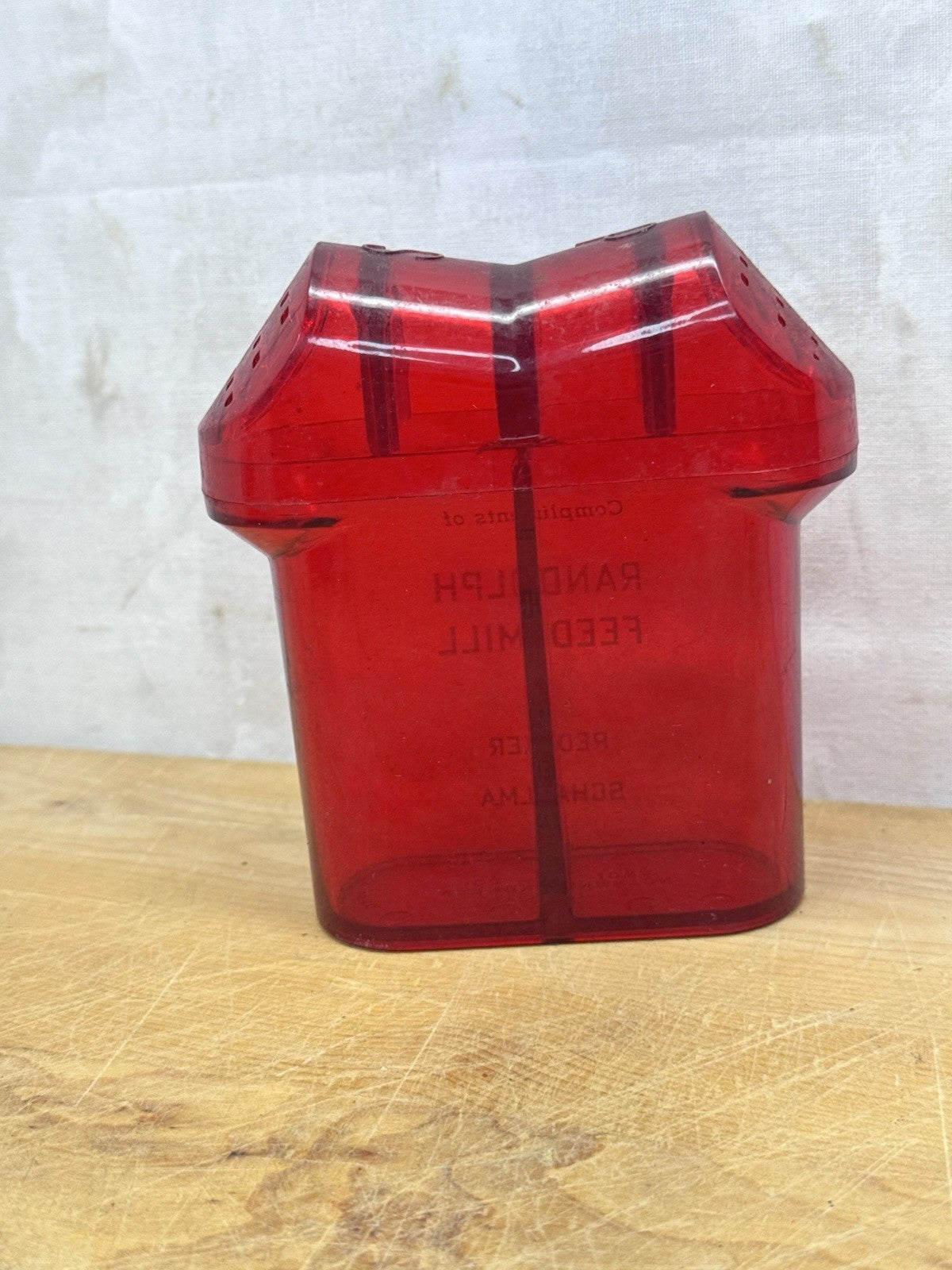 Randolph Wisconsin Feed Mill Salt & Pepper Shakers Vintage #1181