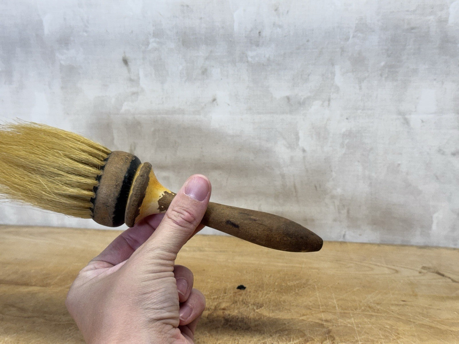 Vintage Horse Hair Brush #S-1805