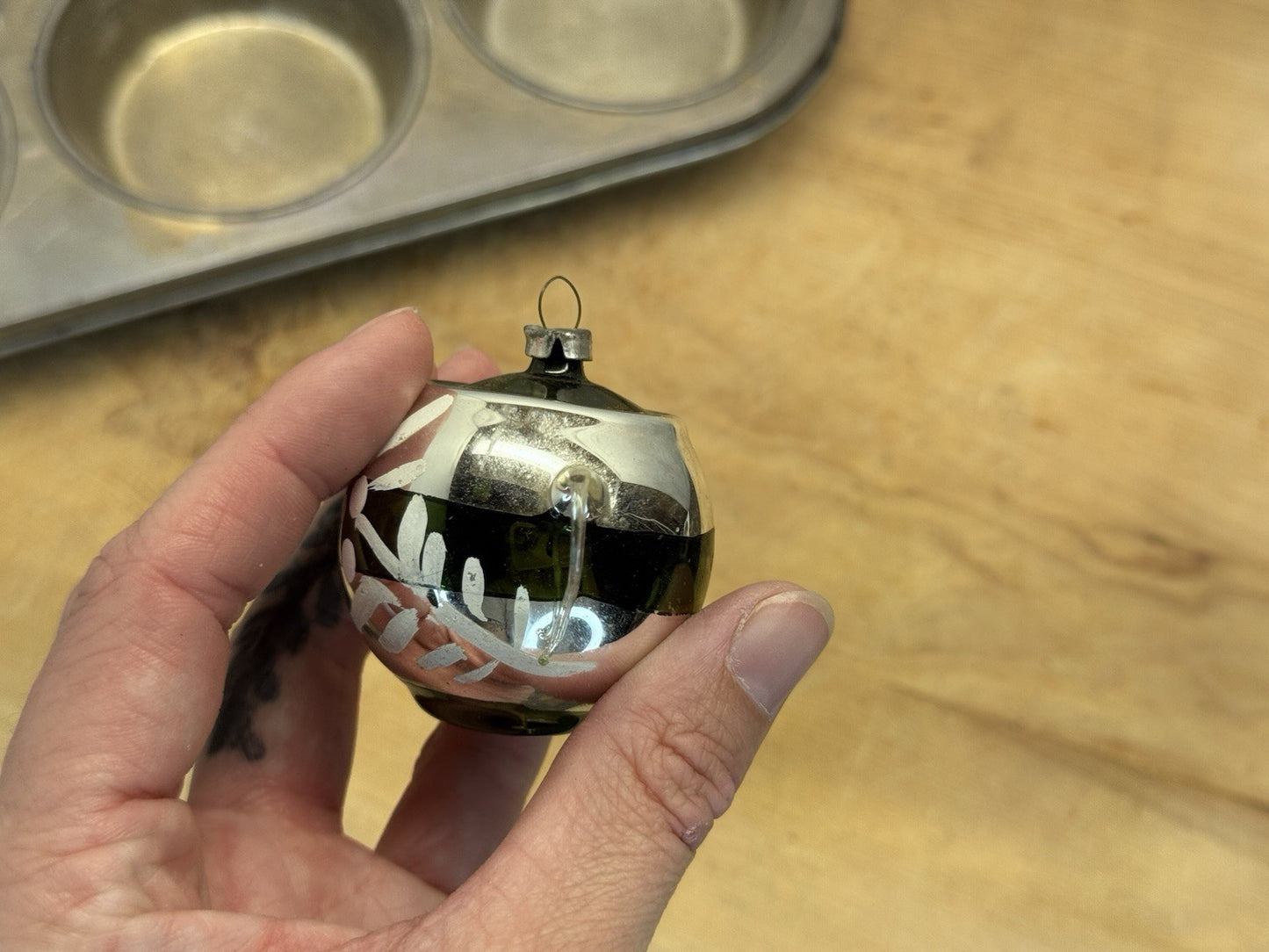 Vintage Tea Pot Ornament #1579