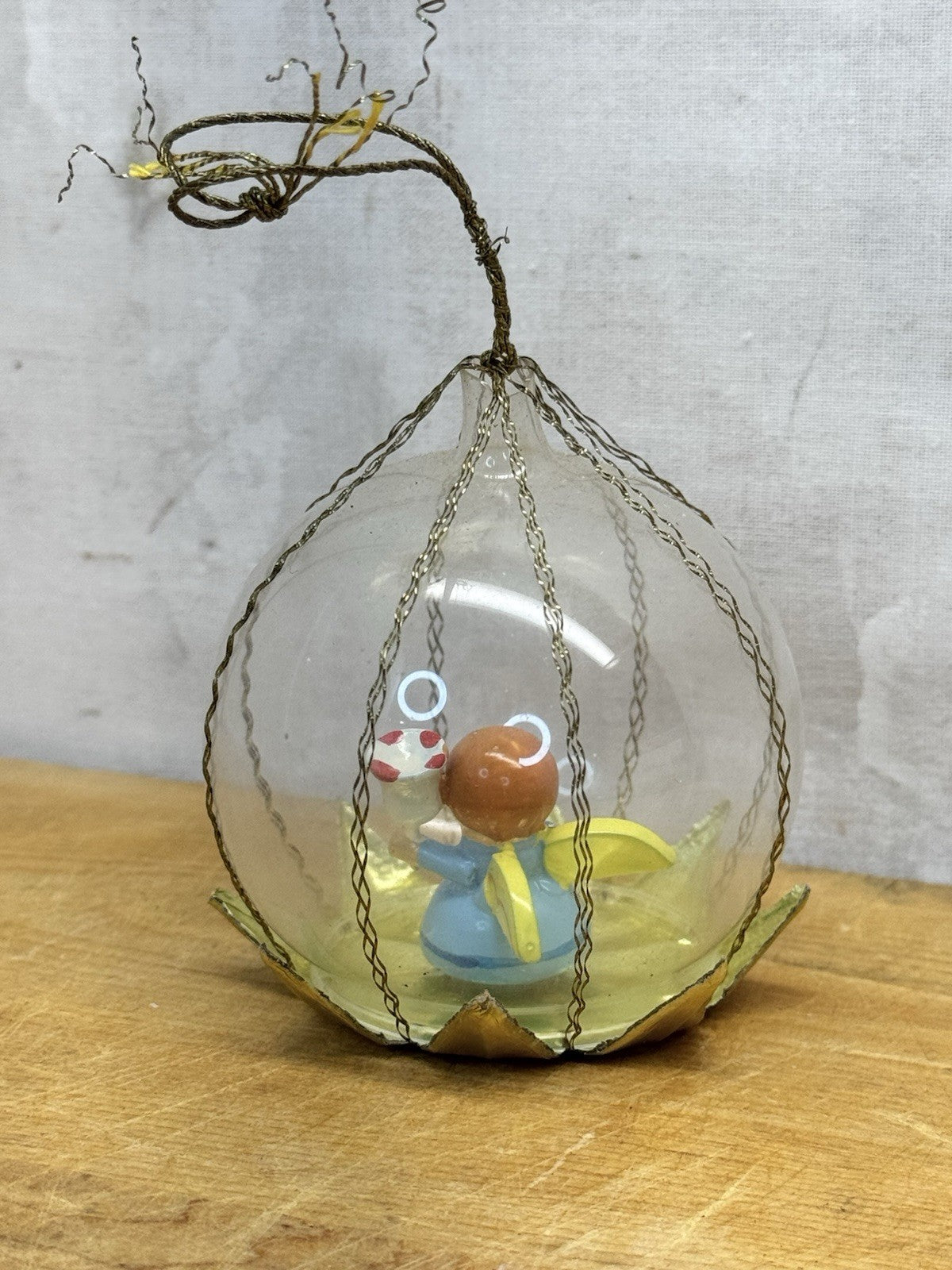 Vintage West Germany Angel Ornament #1053