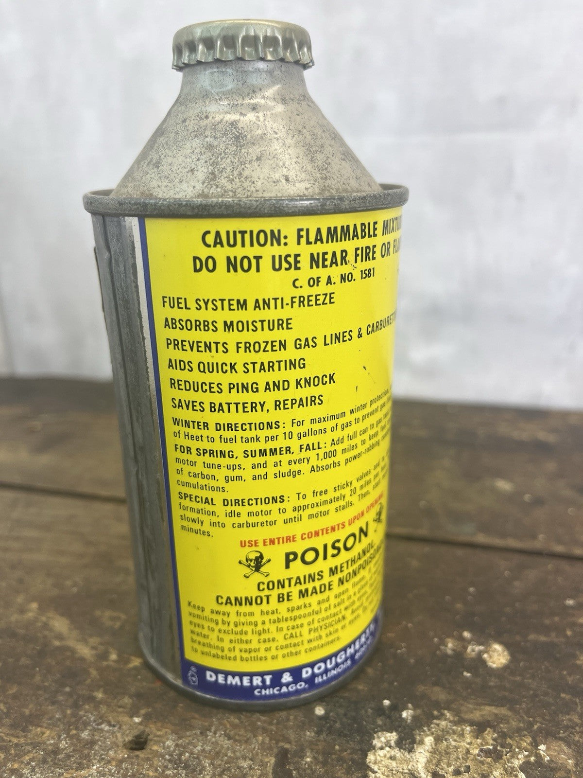 Vintage Collectible NOS Heet Antifreeze