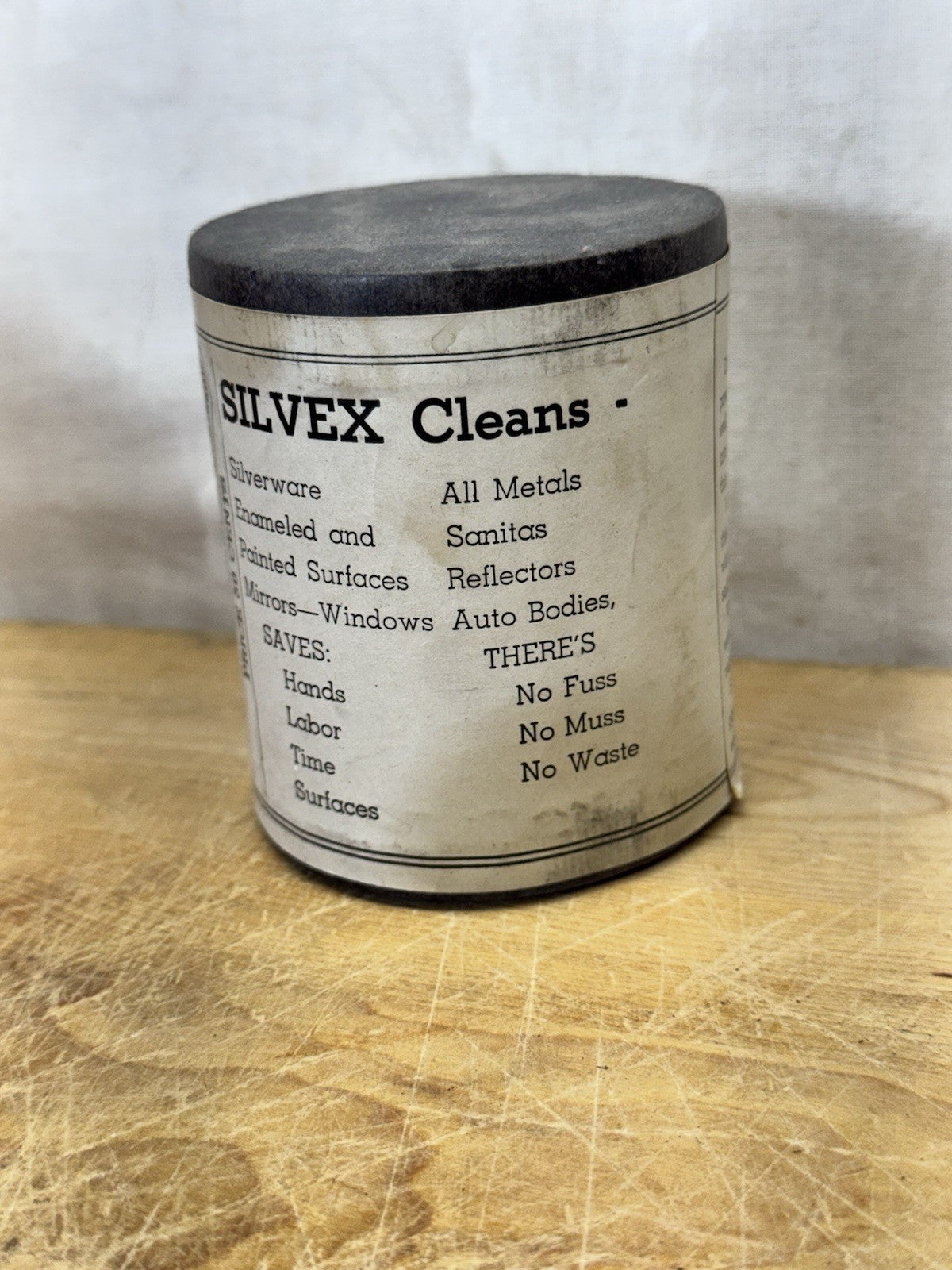 Silvex Metal Cleaner Container NOS Vintage #S-1802