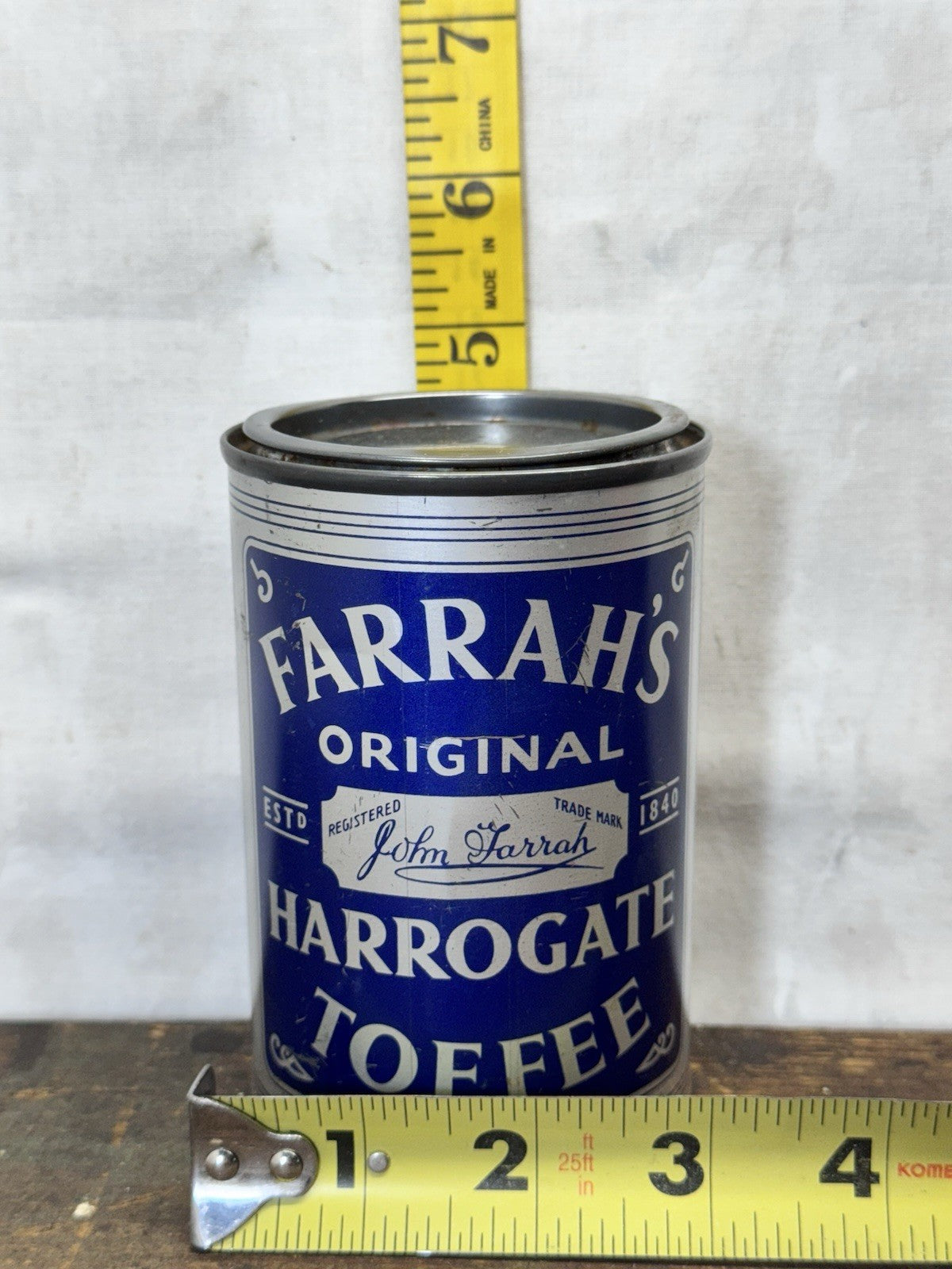 Farrah’s Toffee Can Vintage  #S-1765