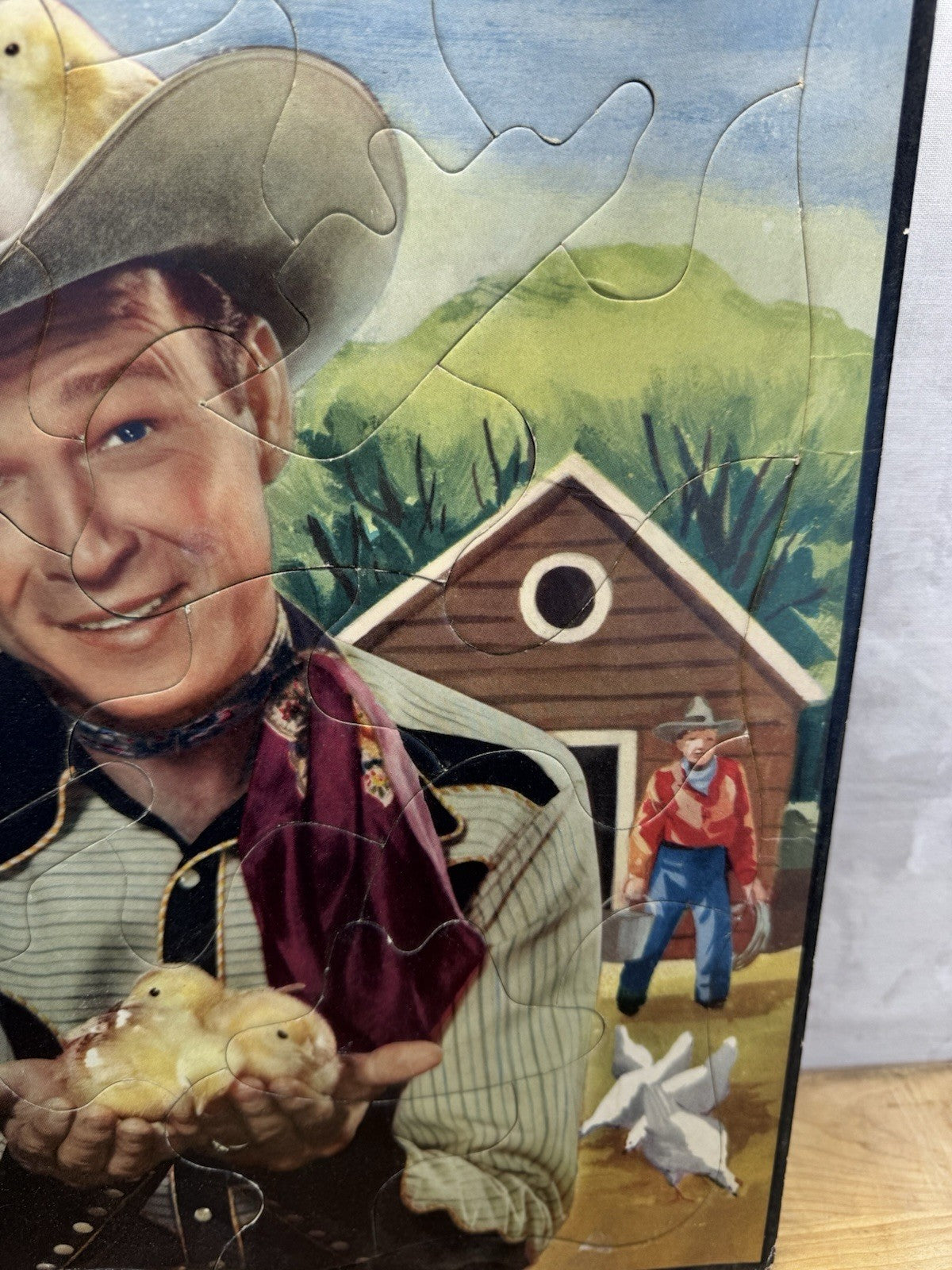 Roy Rogers Picture Puzzle Vtg #1464