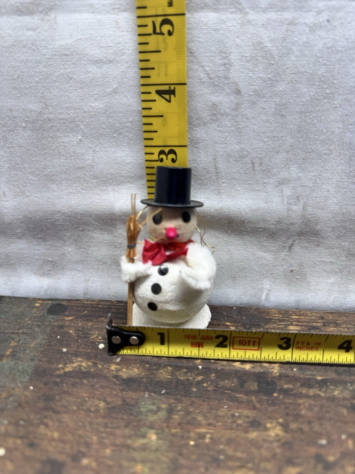 Japan Snowman Ornament Vintage #1548