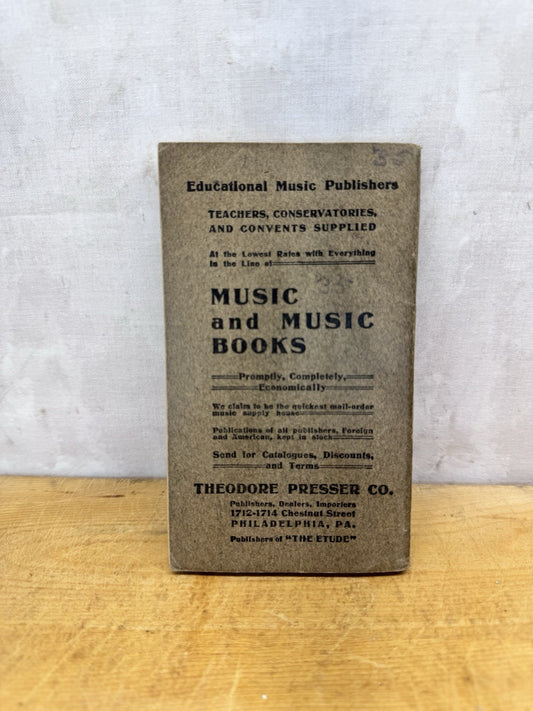 Vintage Musical Dictionary  #1589