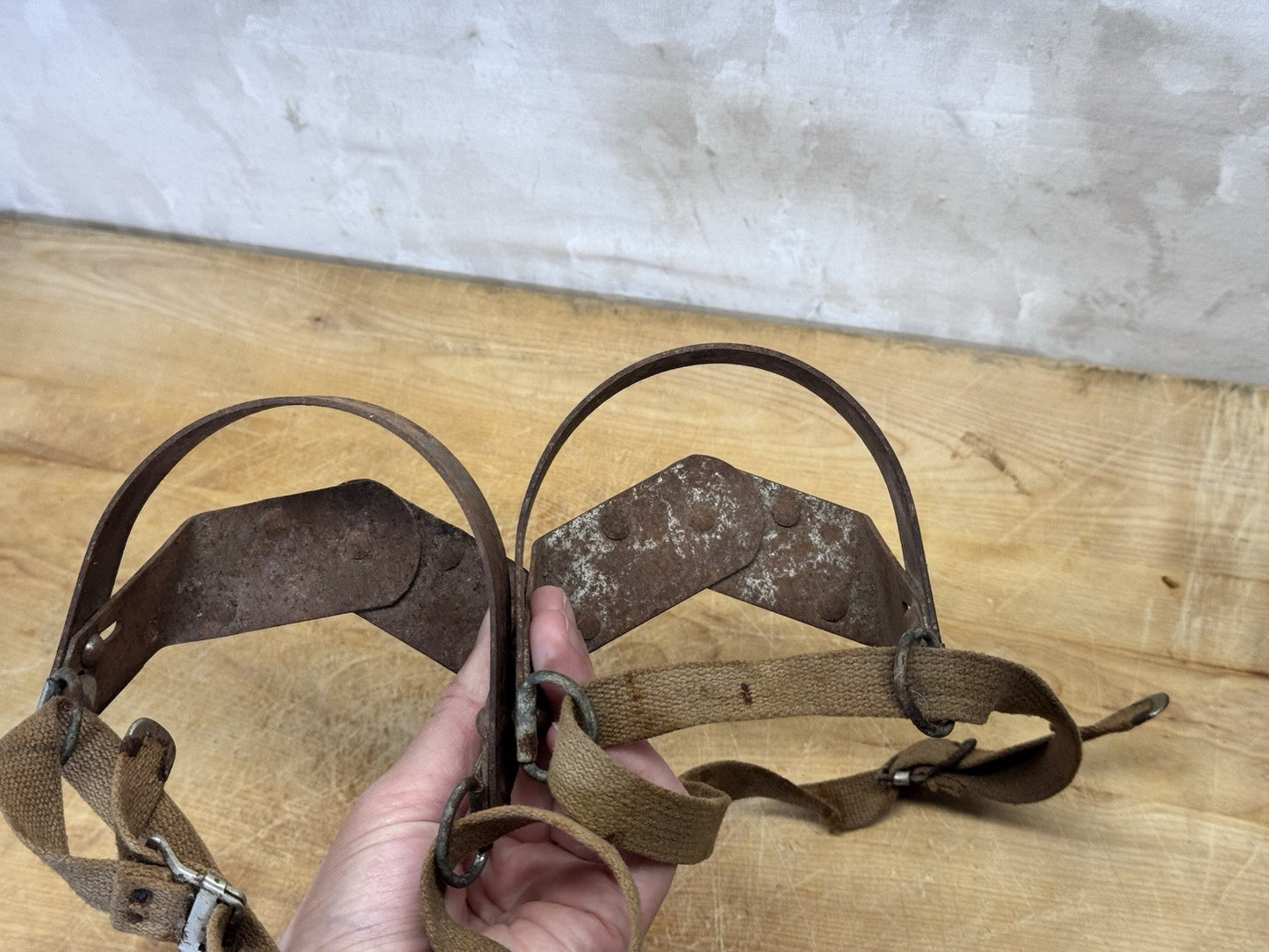 Ice Shoe Cleats Vintage Metal #S-1816
