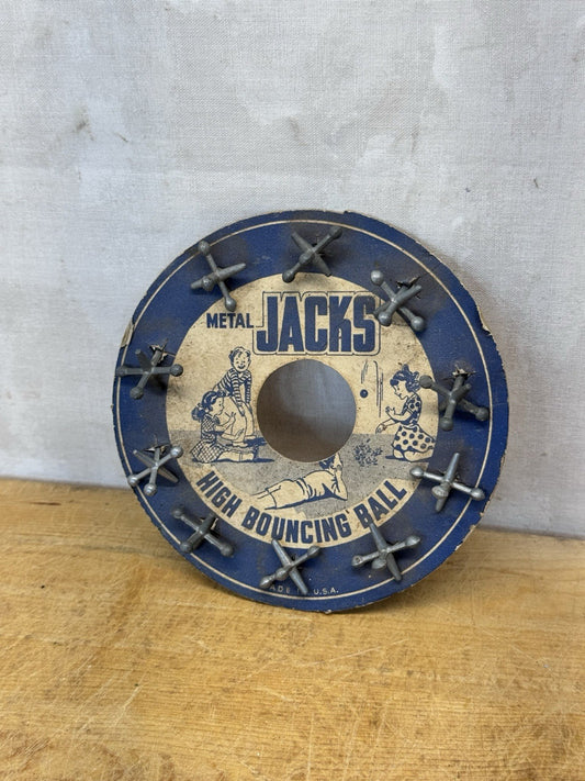 Metal Jacks Vtg Toy No Ball #1759