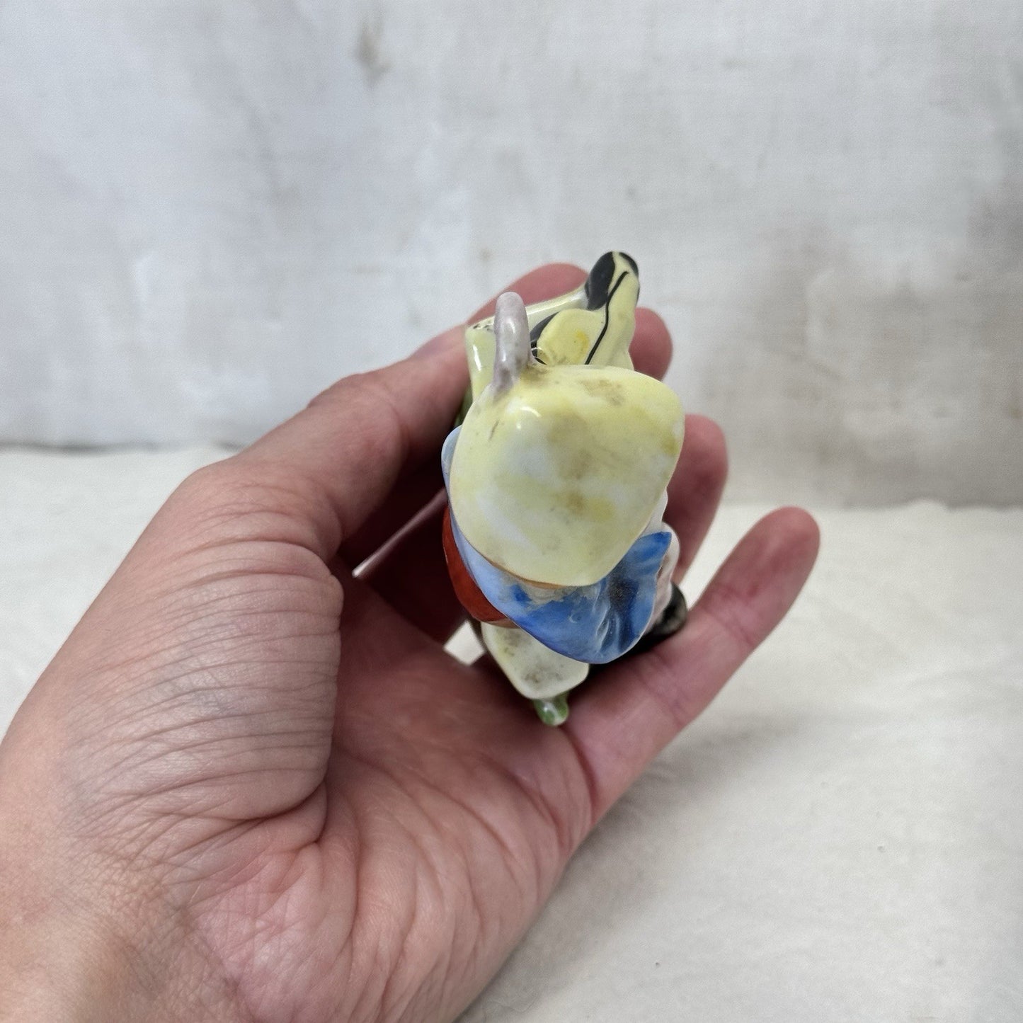 Occupied Japan Figurine Musician Boy Vintage