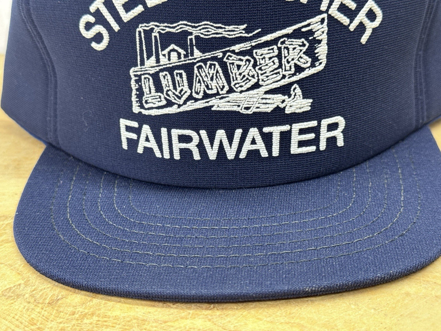 Stellmacher Fairwater Wisconsin Vintage SnapBack Hat NOS #S-1523