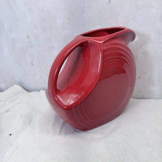 Red Fiesta Pitcher Vintage Disc
