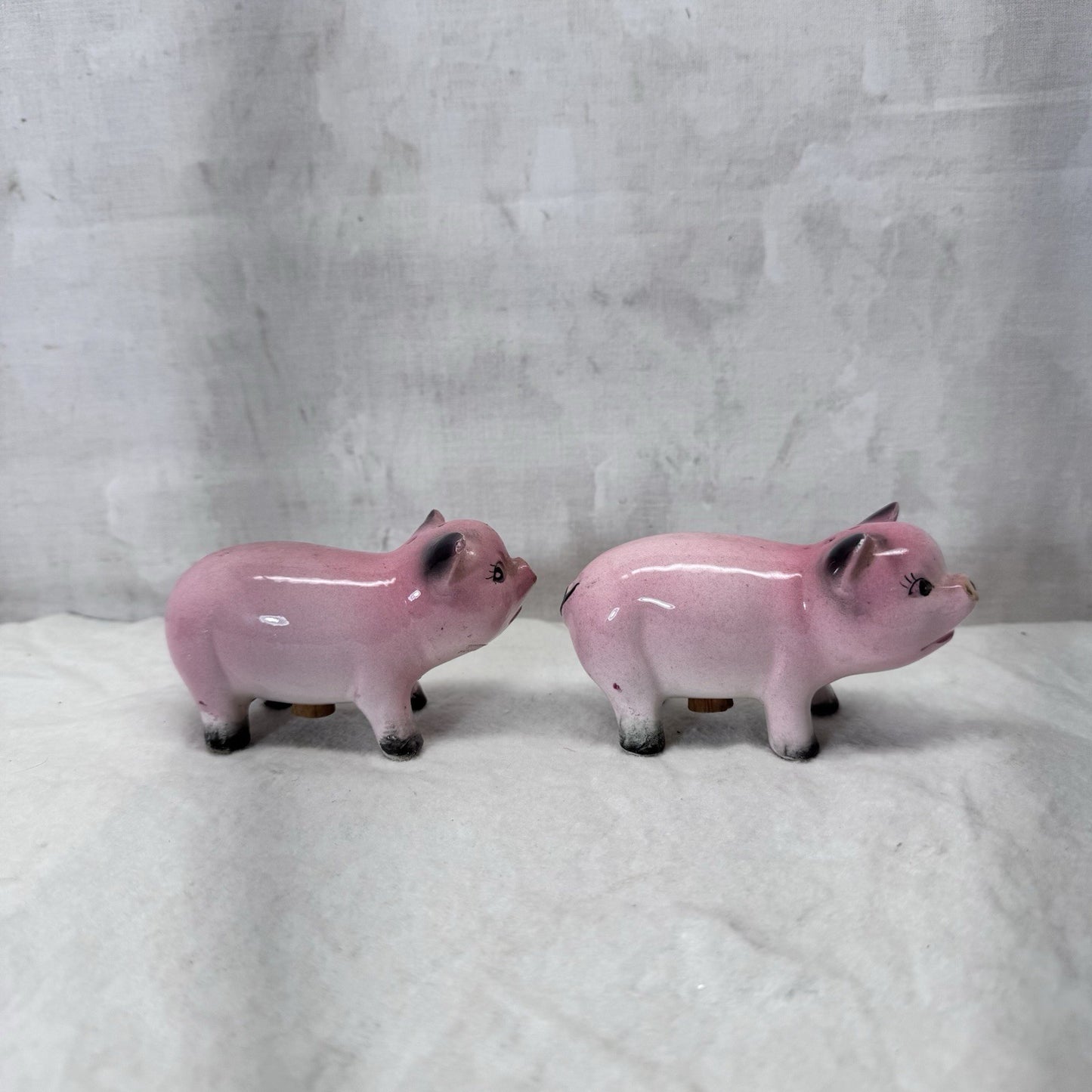 Pig Salt & Pepper Shakers Japan Vintage