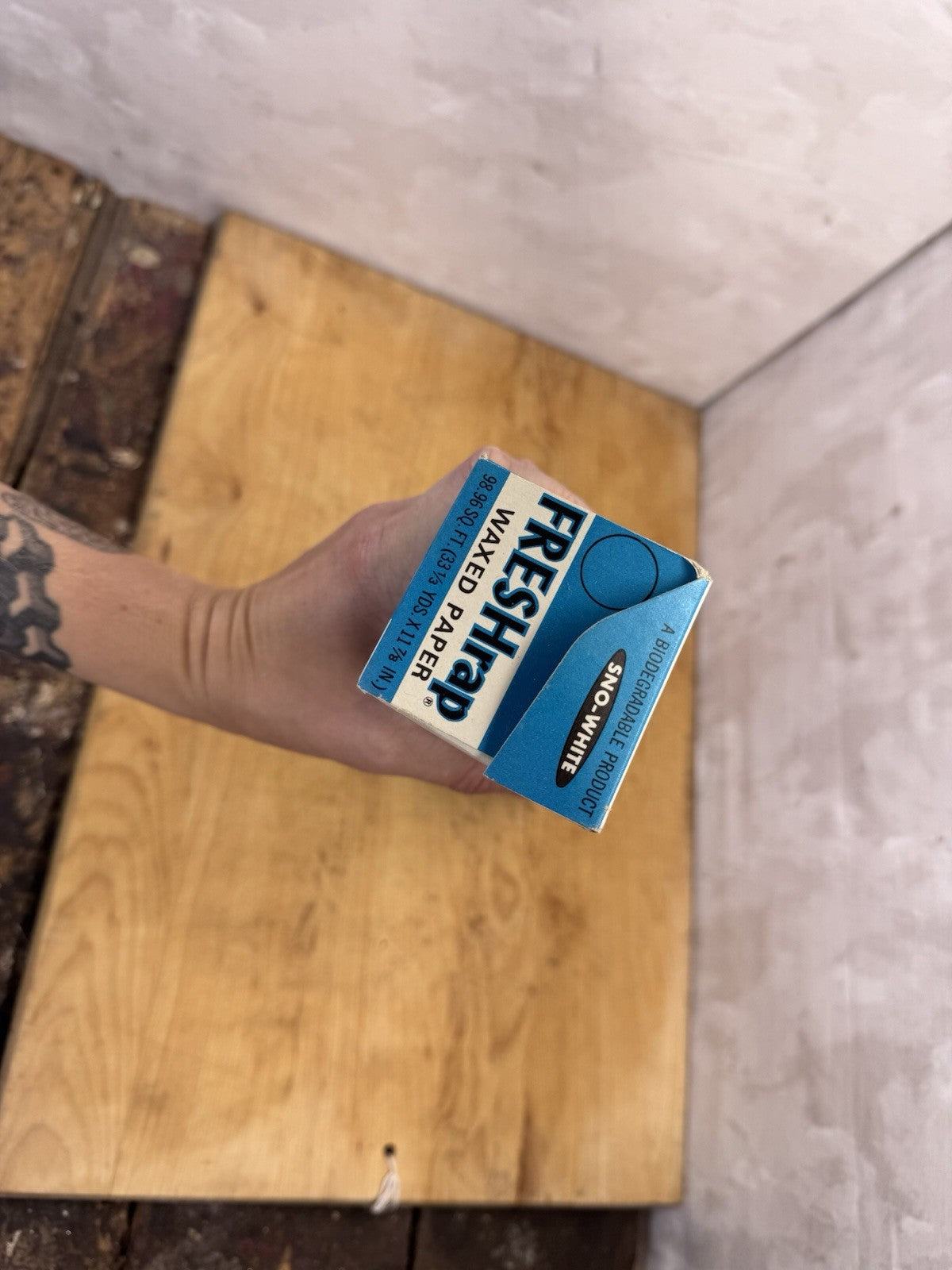 FRESHrap Waxed Paper Vtg Box #1308
