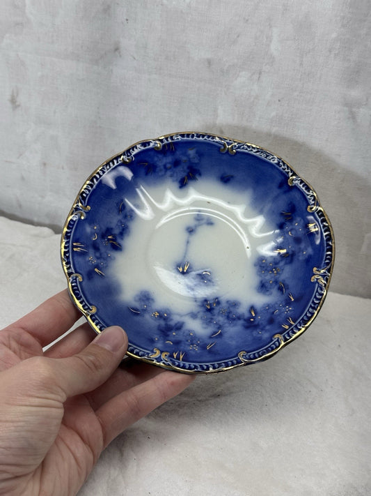 Flow Blue Ridgway Lugano Fruit Bowl #S-1913
