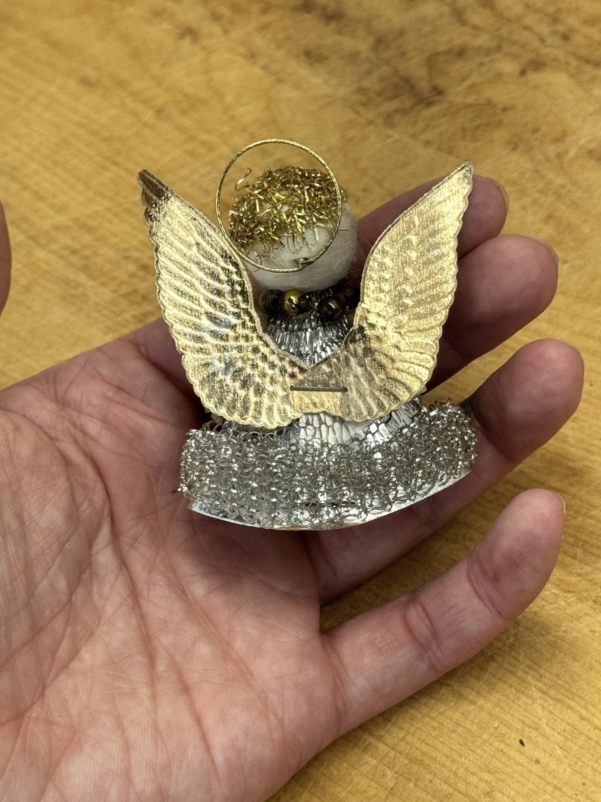 Antique Christmas Angel Ornament Japan #1274