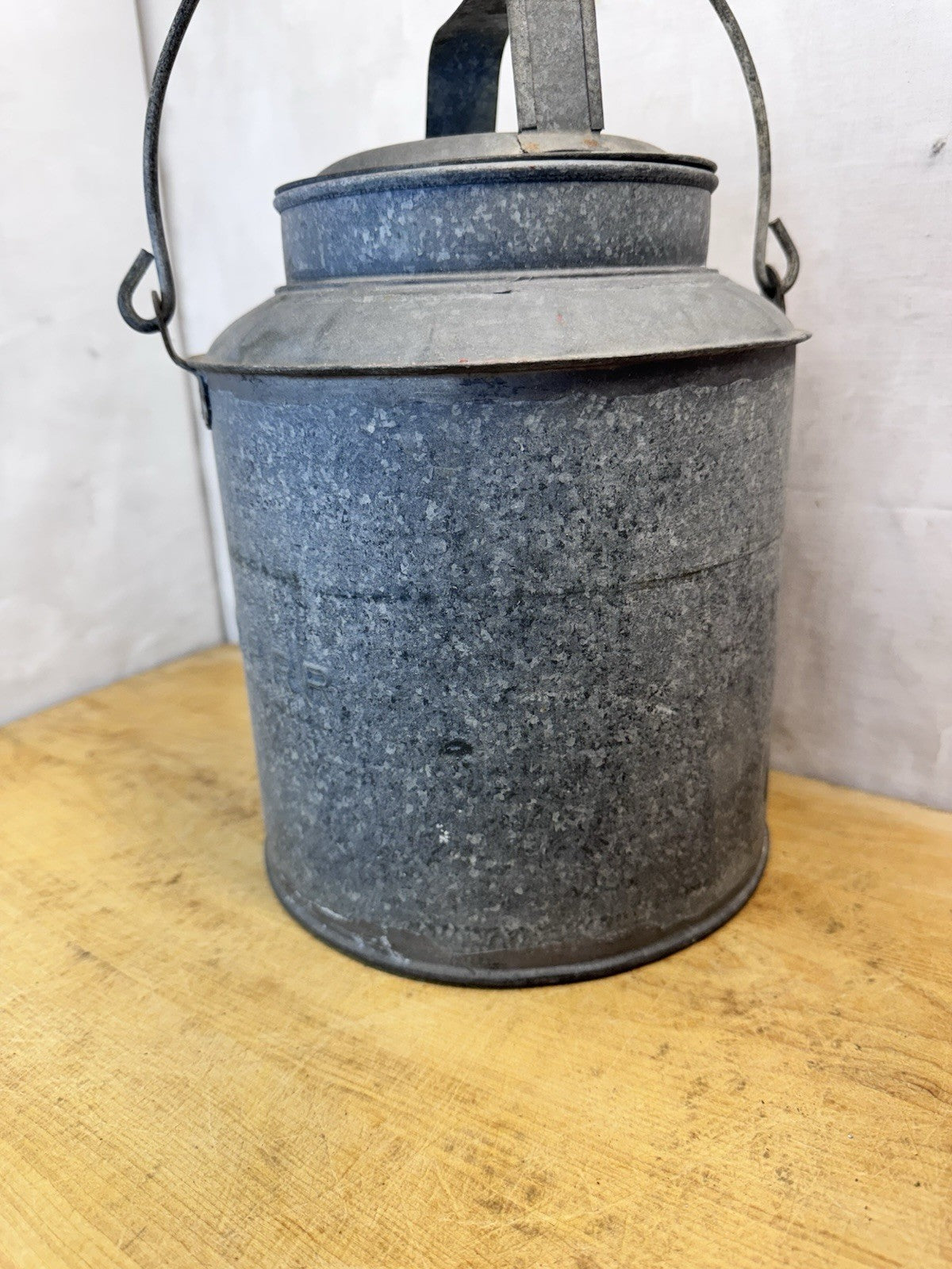 CMSTP & PRR Railroad Vtg Cream Can #S-1830
