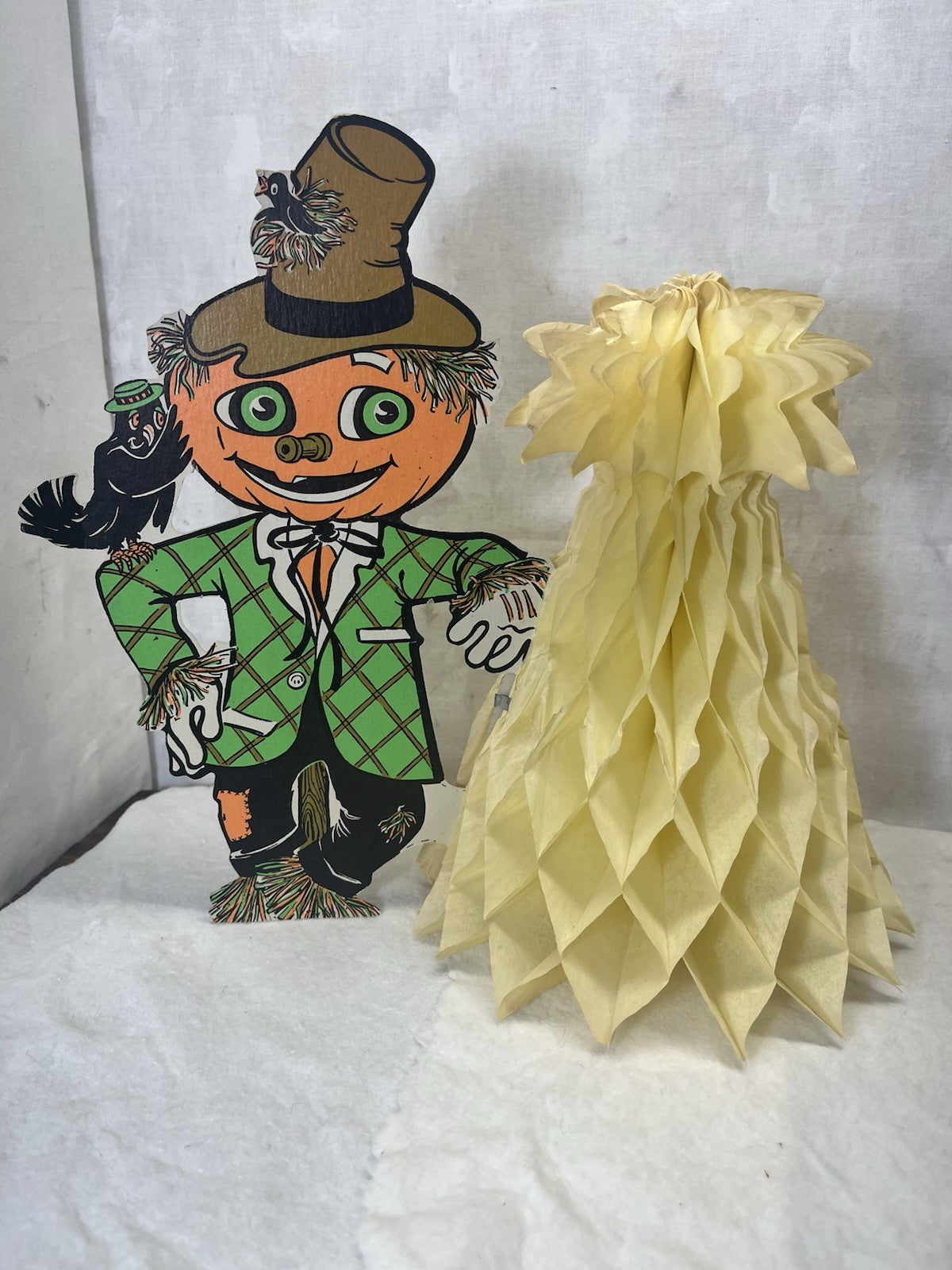 Halloween Beistle Scarecrow Cardboard Cutout