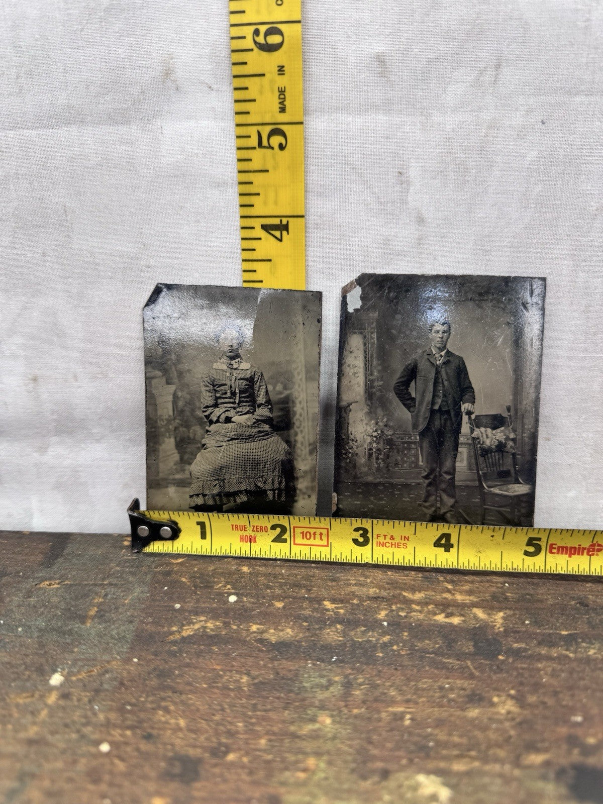 Tin Type Pictures Antique #1537