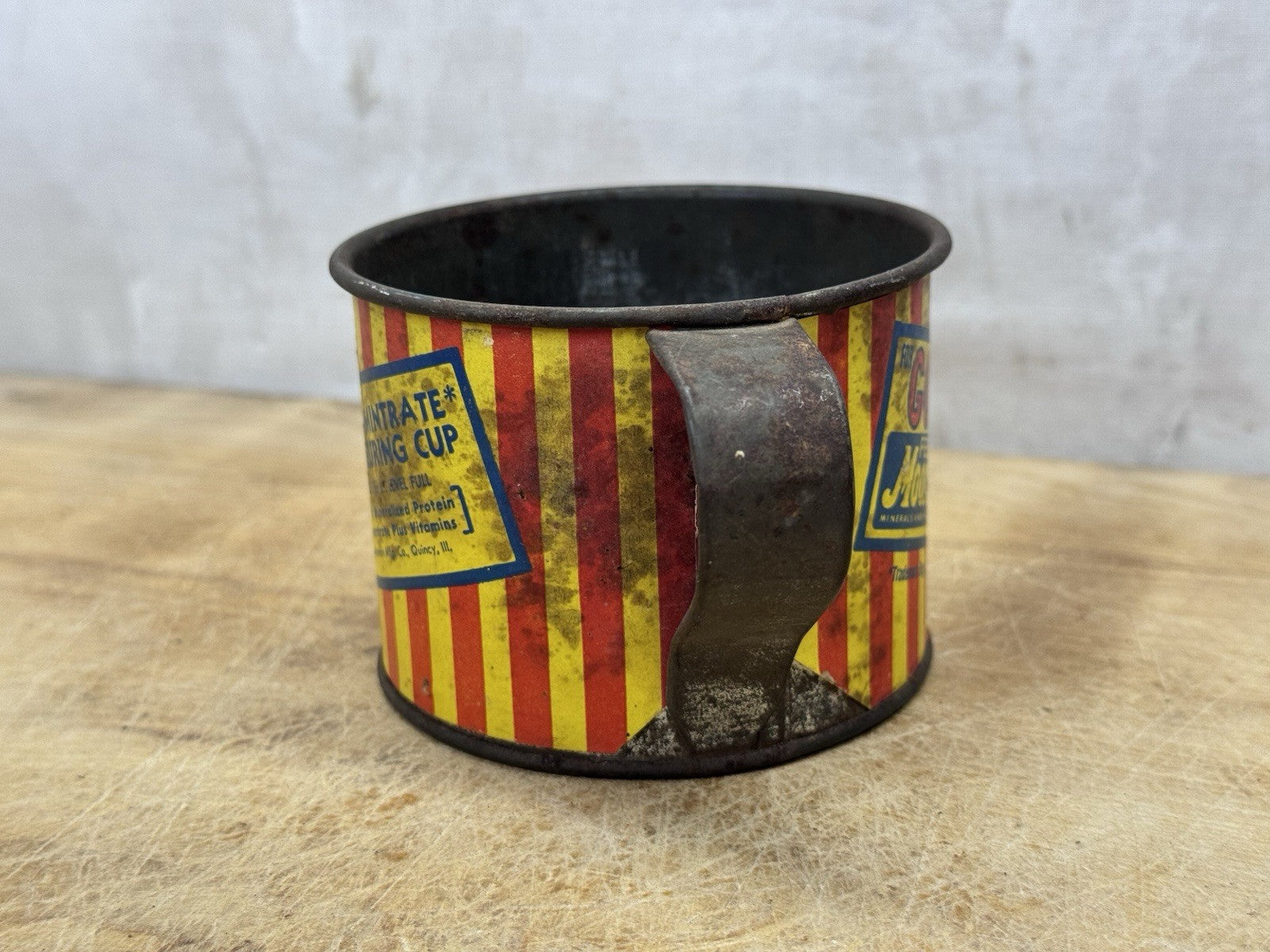 MoorMans Feed Cup Advertising Vtg #S-1525