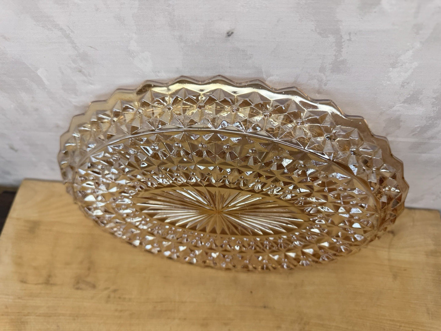 Carnival glass Jeanette #1085
