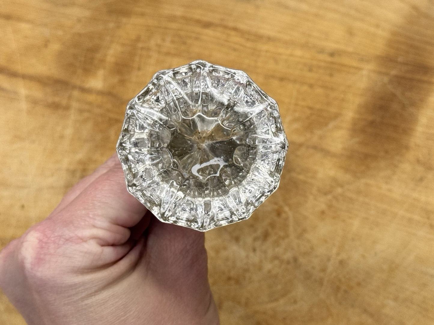 Antique Detailed Crystal Door Knob Set #1375
