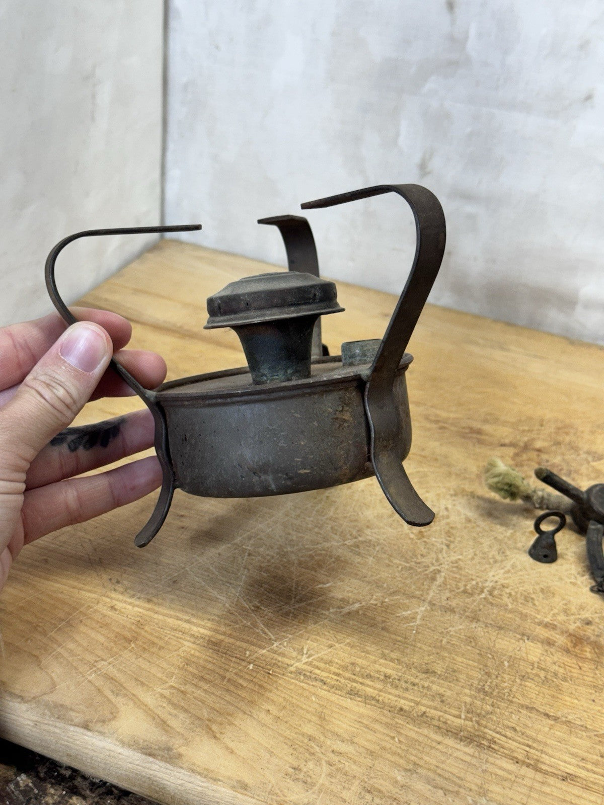 Vintage Portable Small Camp Stove Kerosene  #S-1810