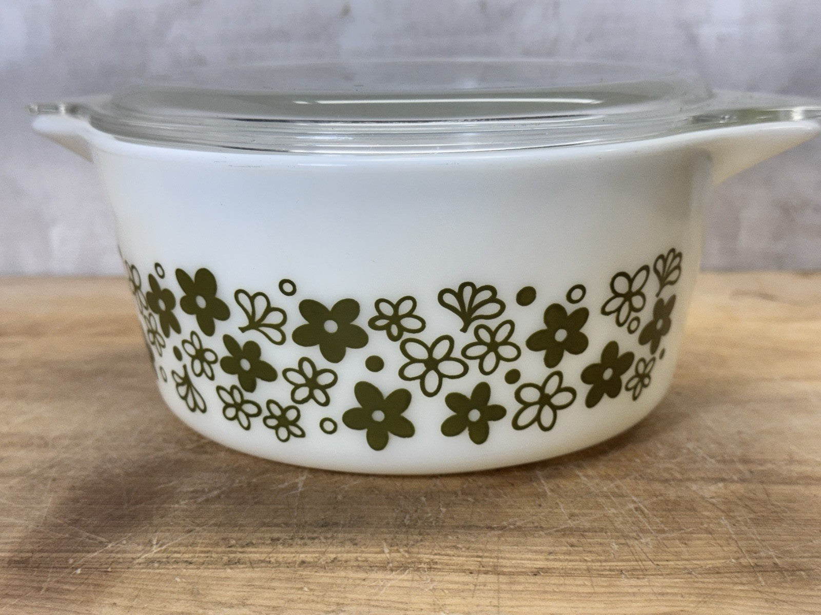 Pyrex 474-B Casserole Baking Dish Vintage Spring Blossom  #S-1806