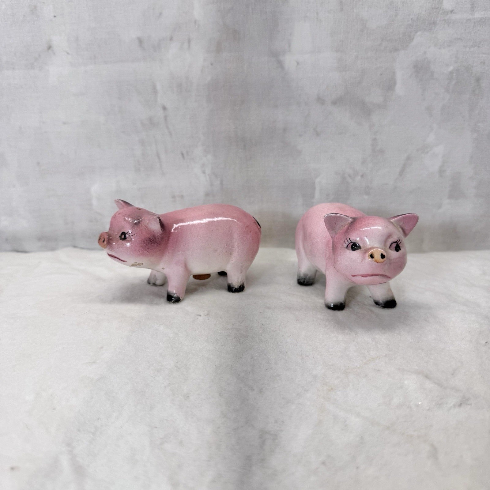 Pig Salt & Pepper Shakers Japan Vintage
