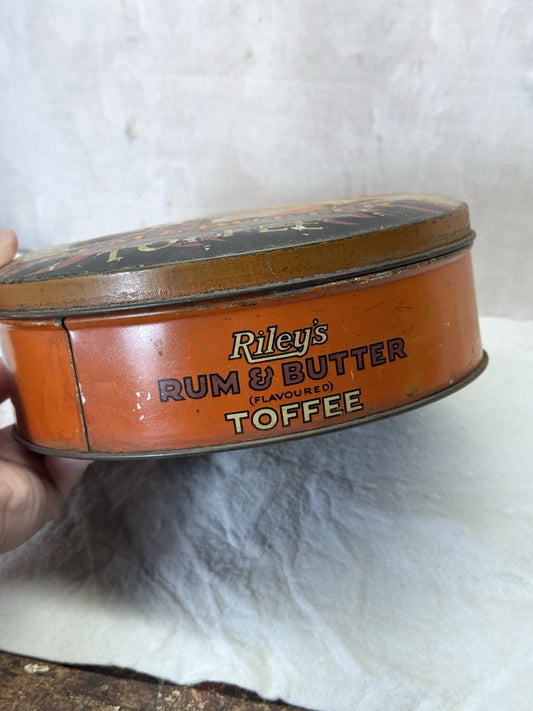 Riley’s Rum & Butter Toffee Tin Vintage #S-1958