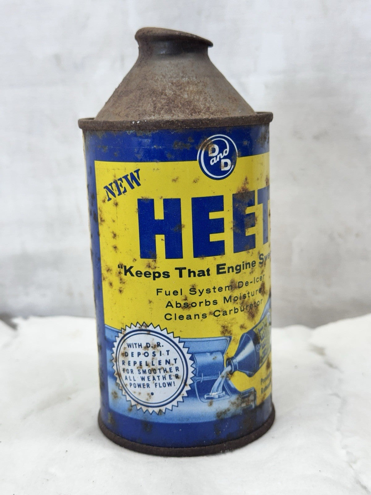 Vintage Conetop Heet Can #S-1908