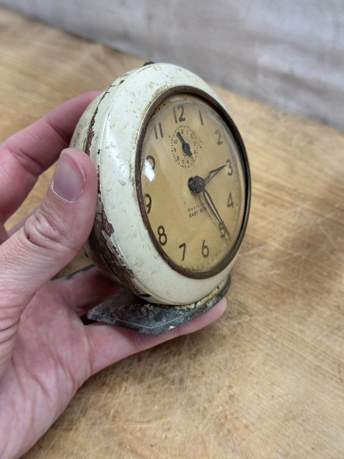 Vtg Baby Ben Alarm Clock #S-1531