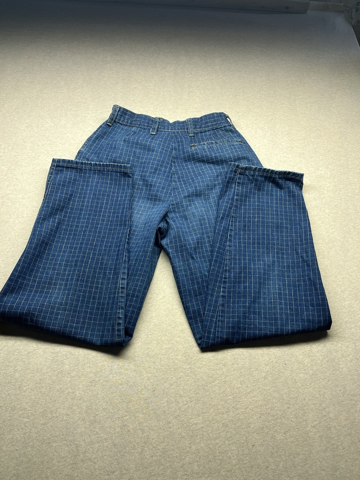 1980s Women’s Tour De France Checkered Jeans